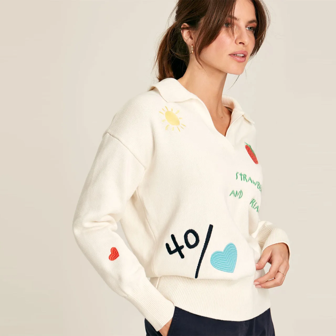 Joules Ladies Set Match Knit Jumper
