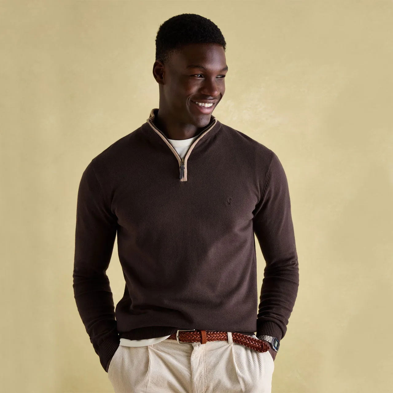 Joules Mens Hillside 1/4 Zip Jumper