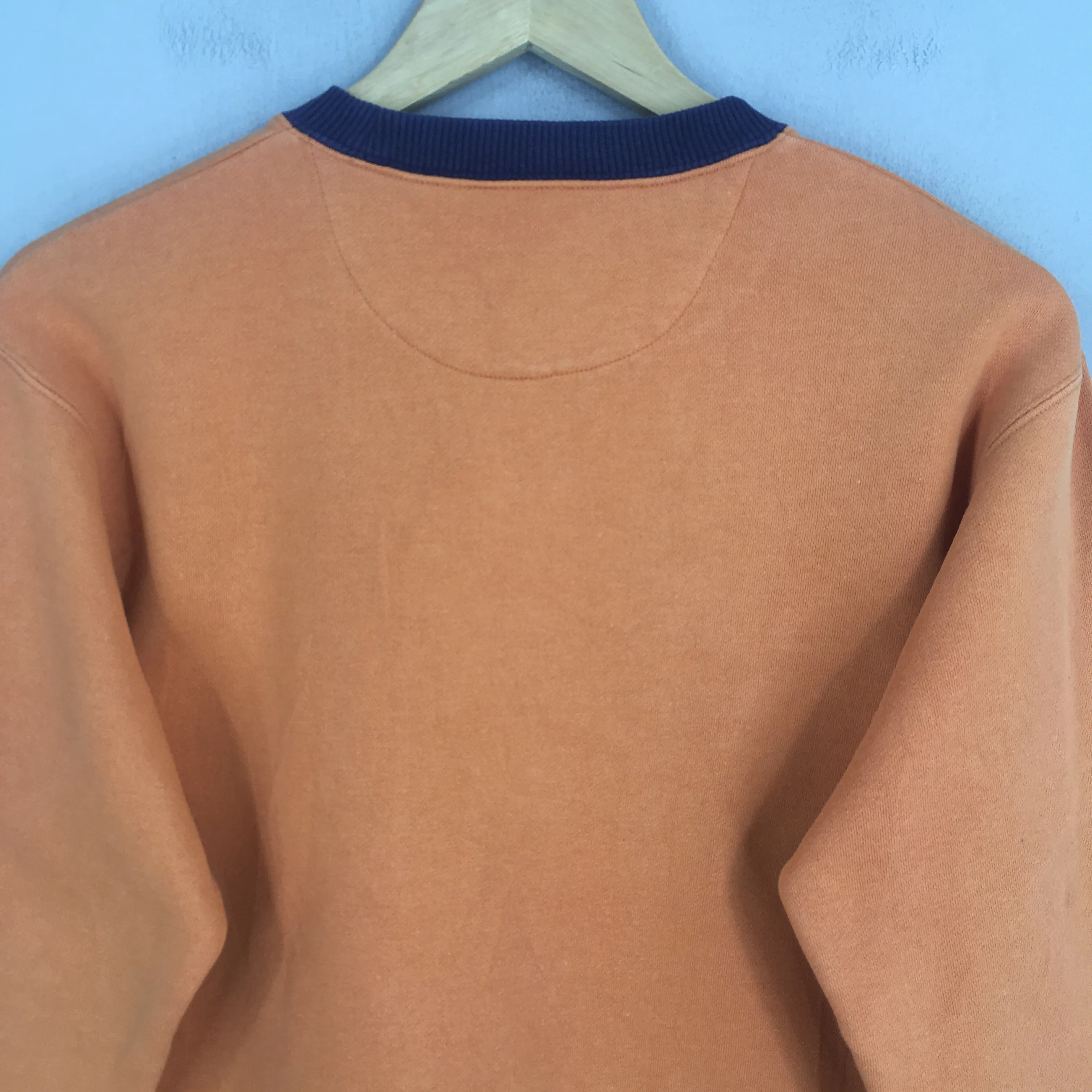 LL Bean Usa Orange Sweatshirt Small