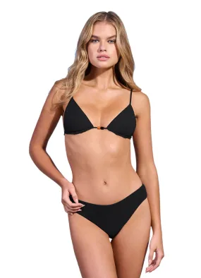 Maaji Midnight Black Zen Sliding Triangle Bikini Top