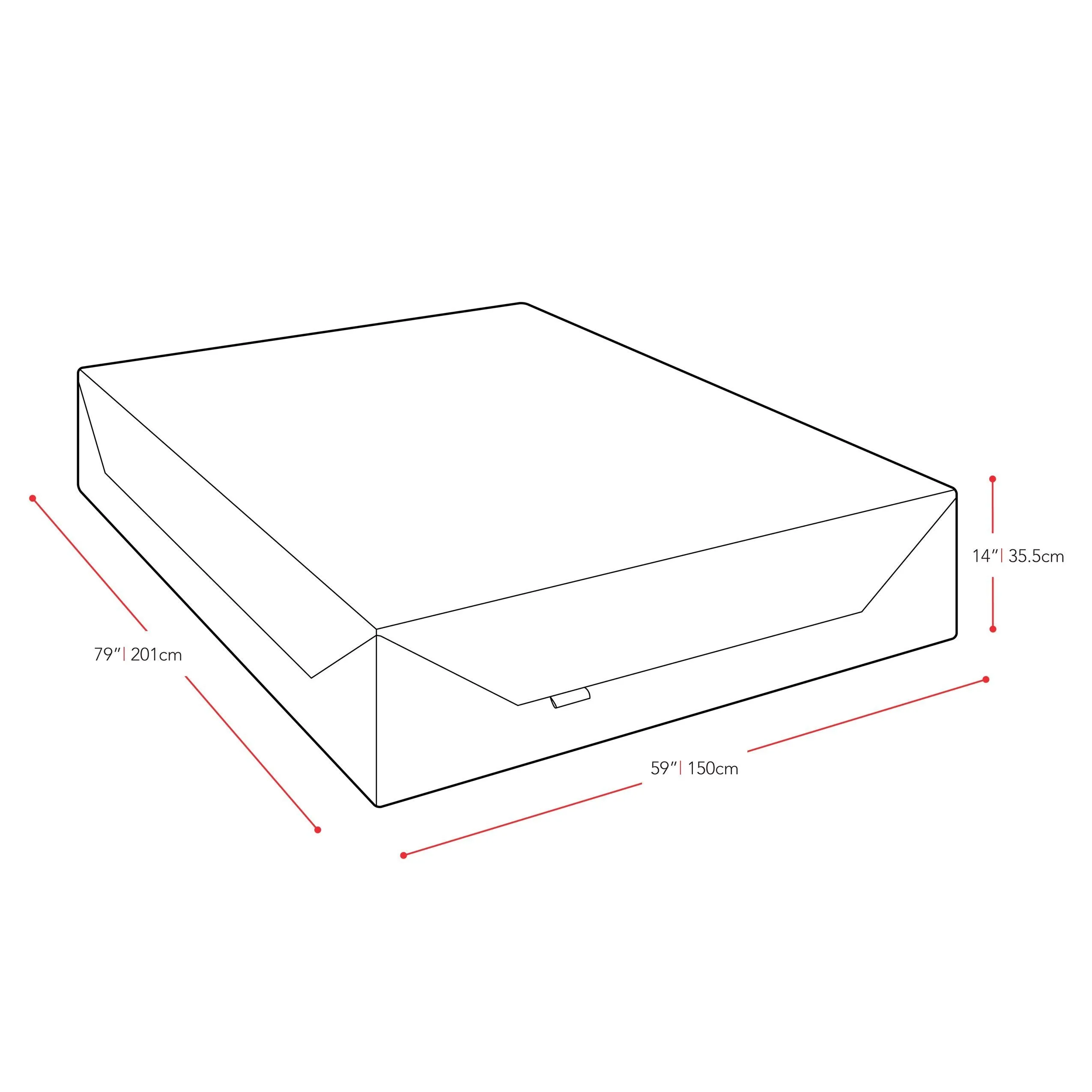 Memory Foam Mattress, Queen 14"