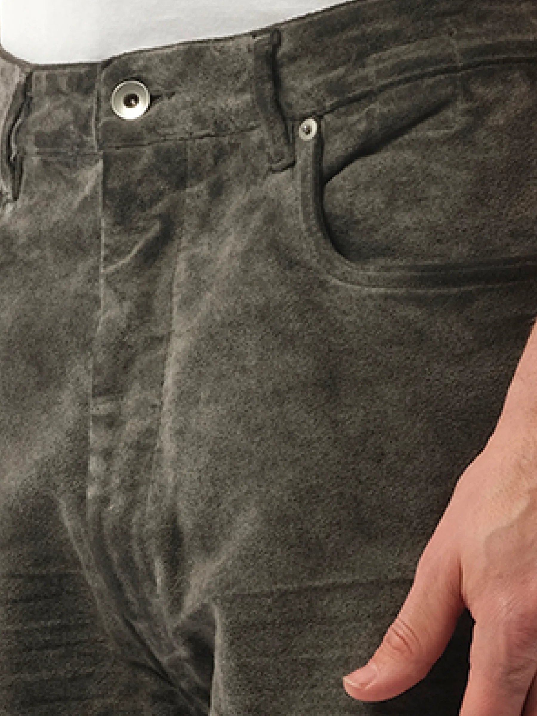 Moleskin Geth Pants in Dust