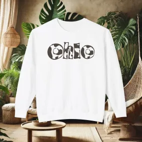 Ohio Cow Print Sweatshirt - Trending Lightweight Crewneck