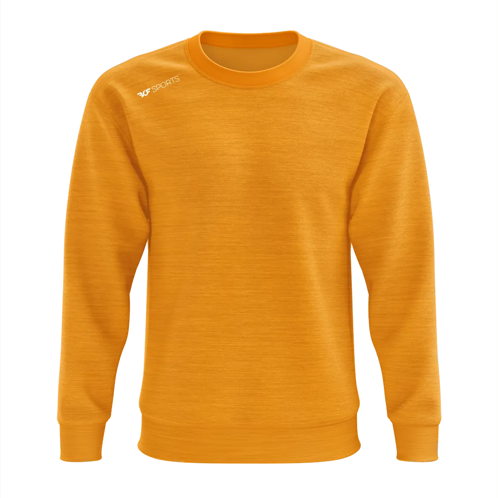 Orange Melange: Crewneck Jumper