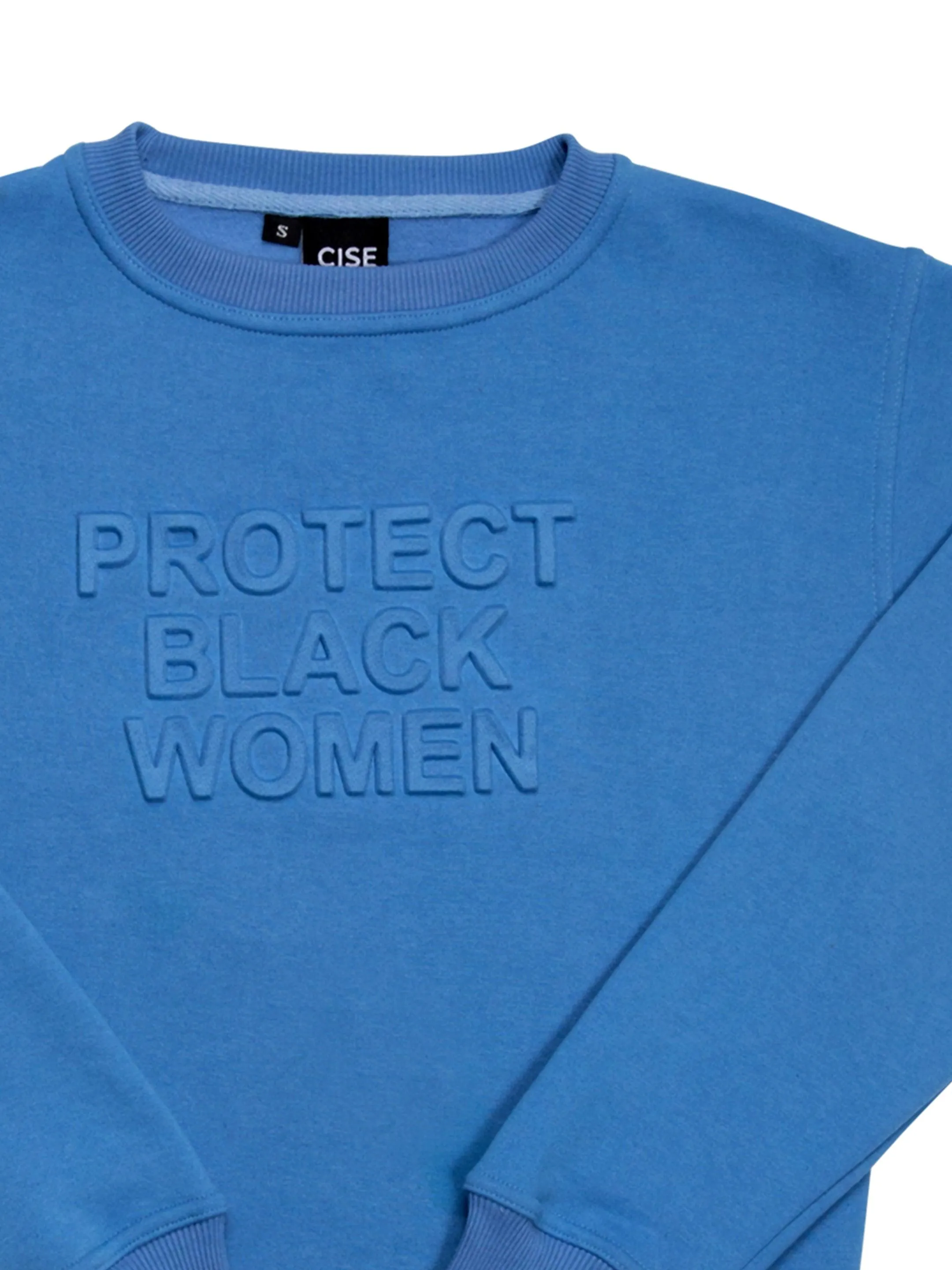 PBW - Crewneck Sweatshirt (Blue) - 3D Embroidery