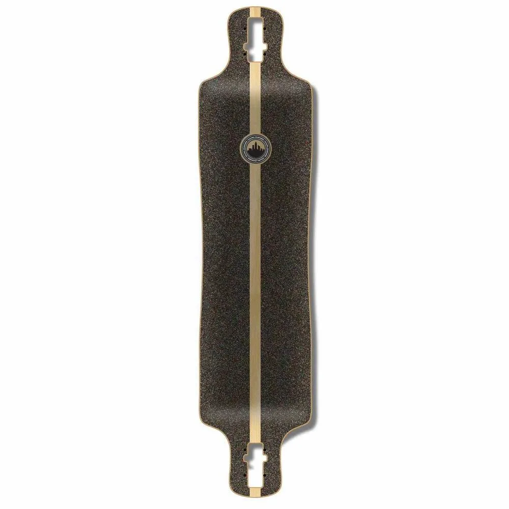 Punked Lowrider Longboard Deck - Geometric Series - Green