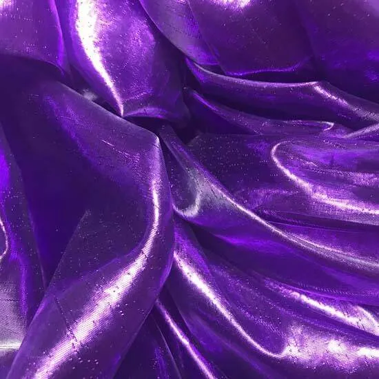 Purple Metallic Worship Flags