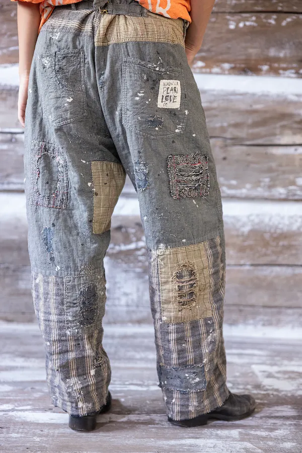 QUILTED MINER PANTS - PANTS 512