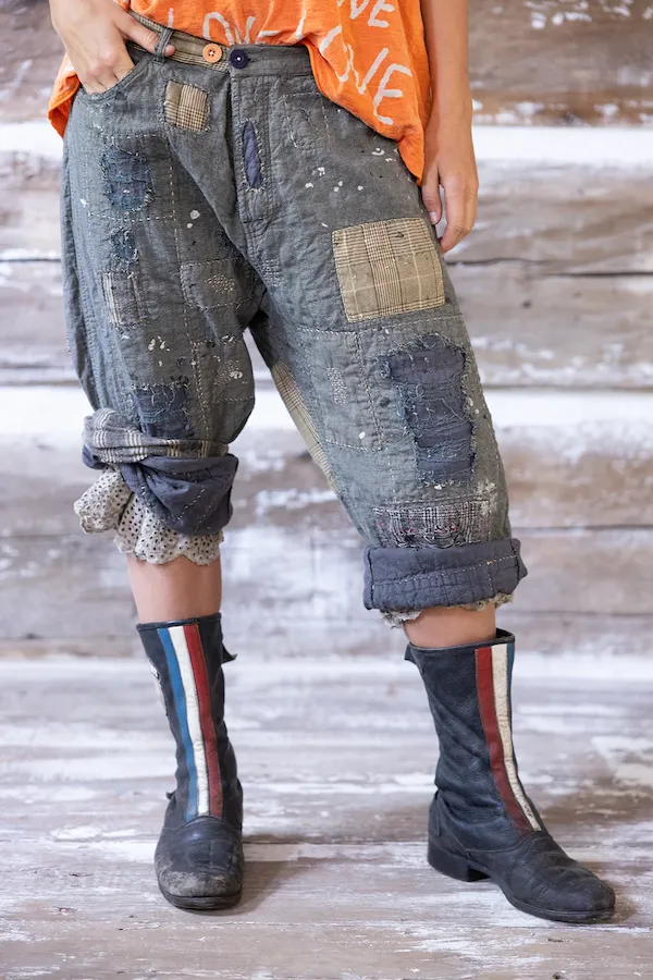 QUILTED MINER PANTS - PANTS 512