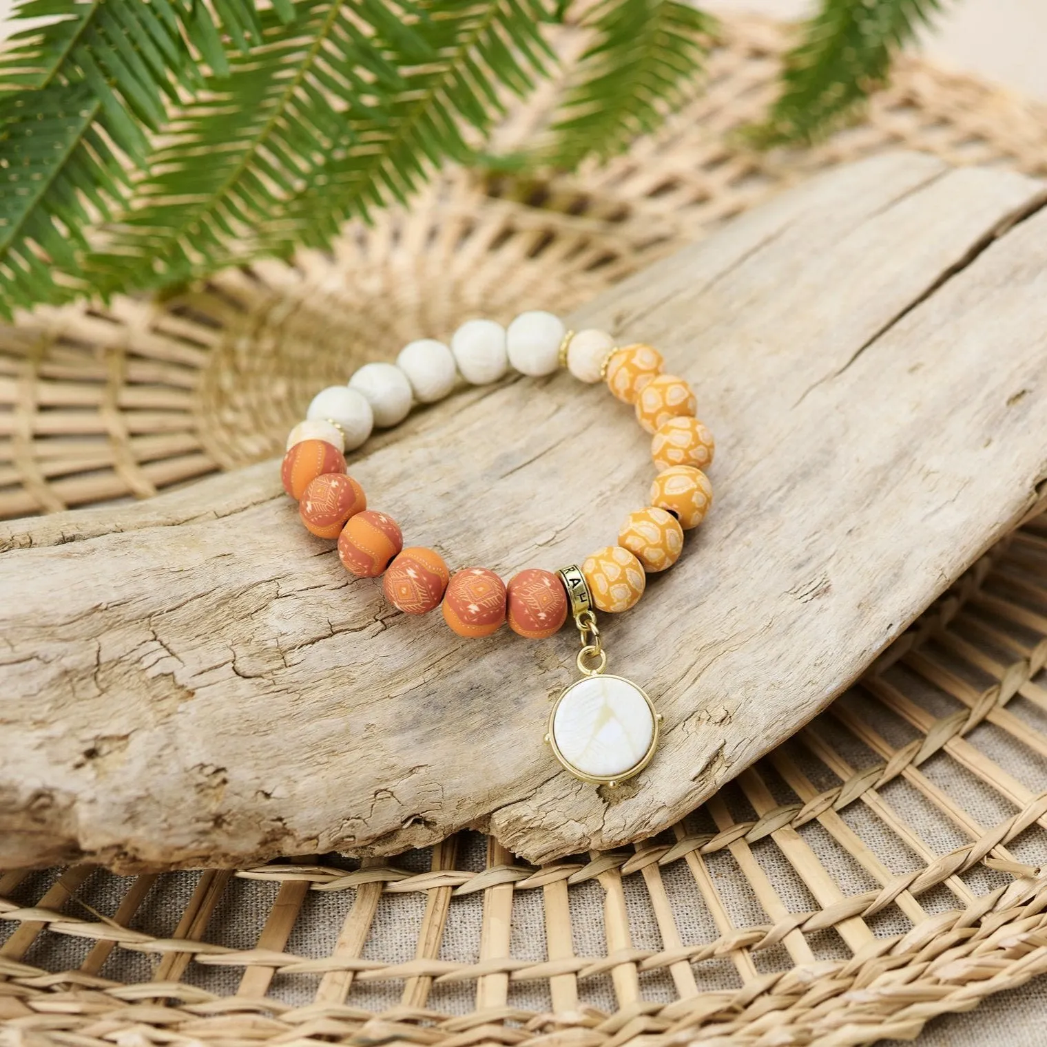 Sahara Color Block Charm Bracelet
