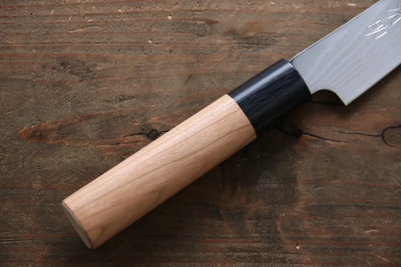 Seisuke VG10 37 Layer Damascus Petty-Utility 130mm Cherry Blossoms Handle