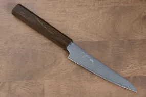 Seisuke VG10 63 Layer Damascus Petty-Utility 130mm Oak Handle