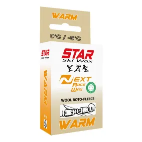 Star Next Warm Fluoro-Free Block Ski Glide Wax 20G