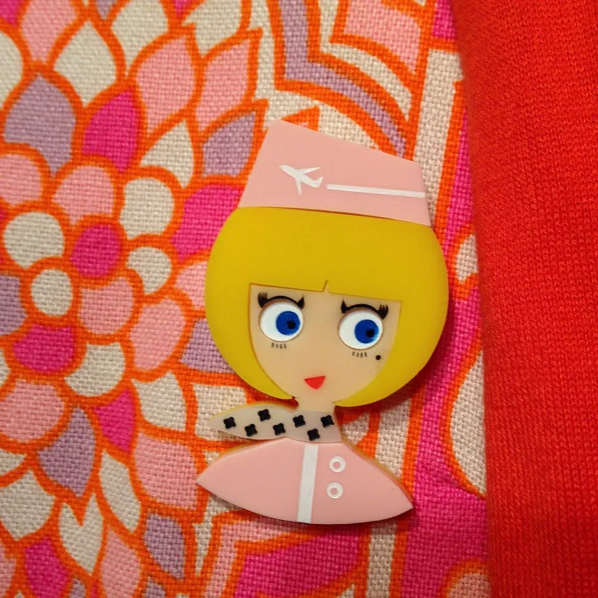 STELLA Acrylic brooch