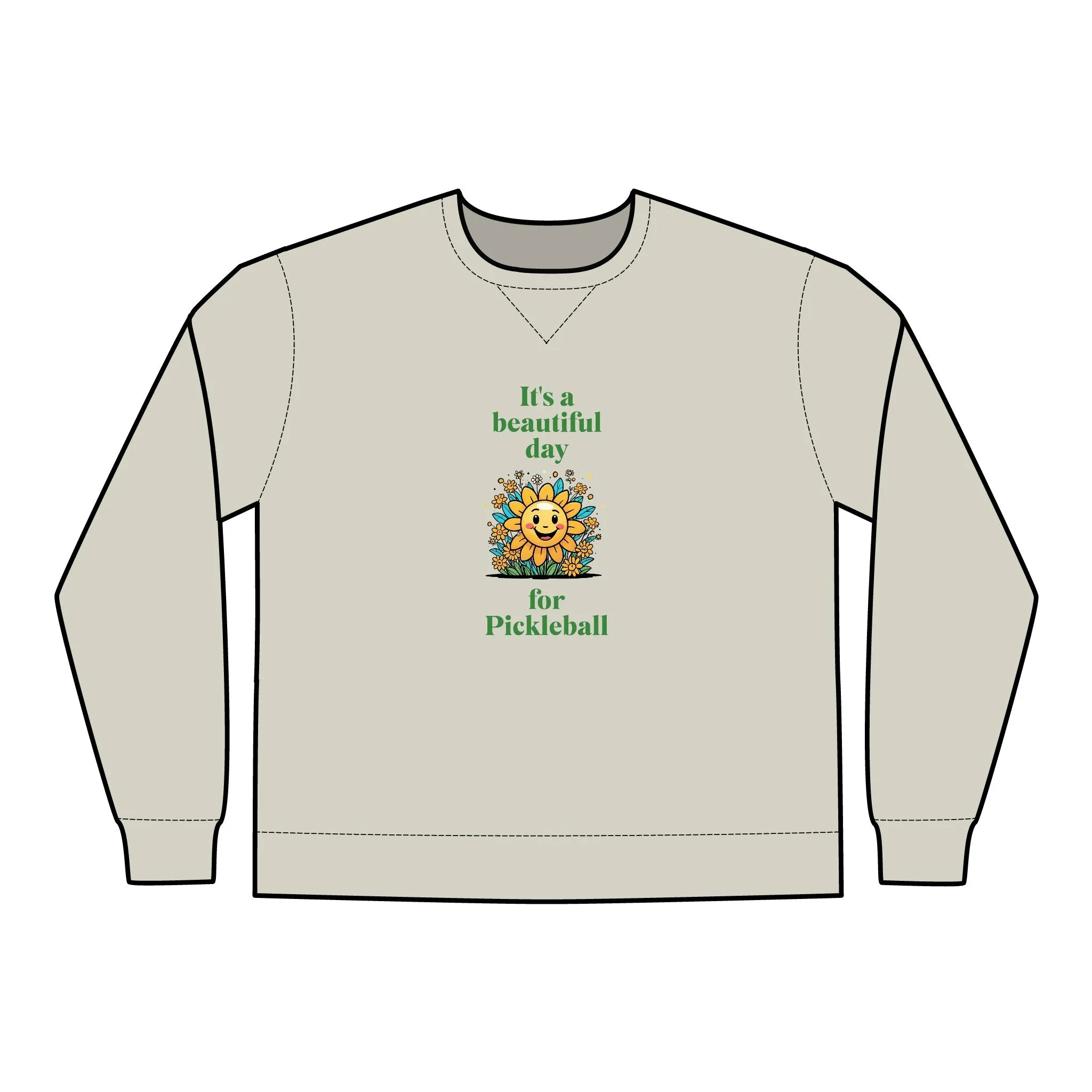 Sunflower Pickleball Sweatshirt