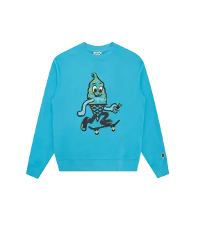 TEAM EU SKATE CONE CREWNECK - BLUE