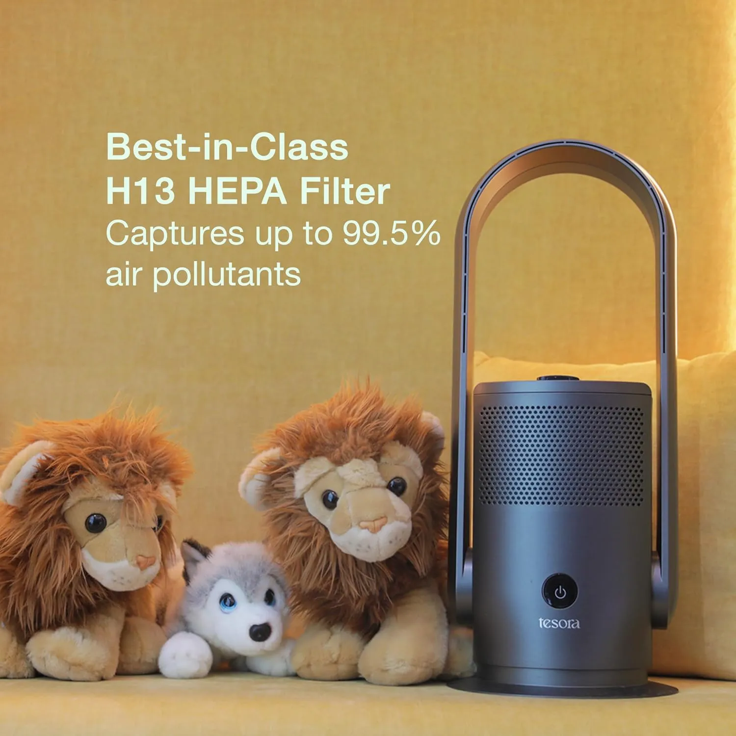 Tesora Bladeless Fan Air Purifier Pro