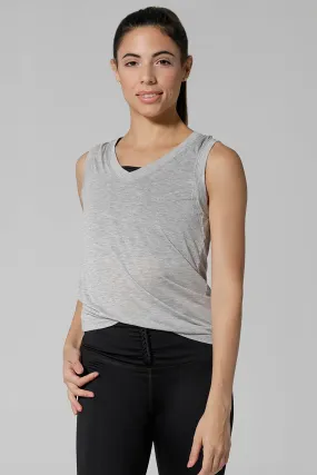 The Vine Heather Grey Muscle Tee