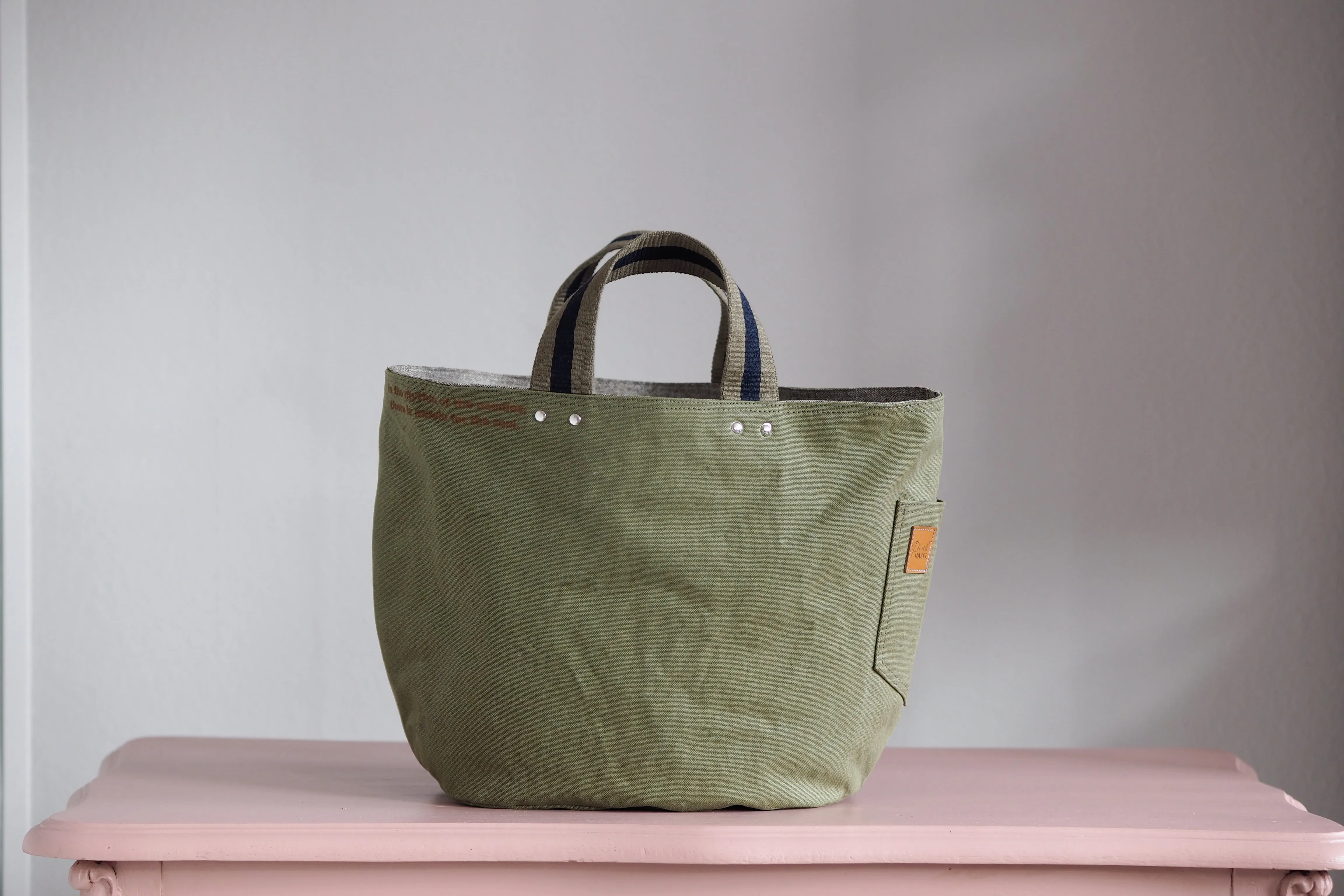 Tote Bag - Pine - printed gold