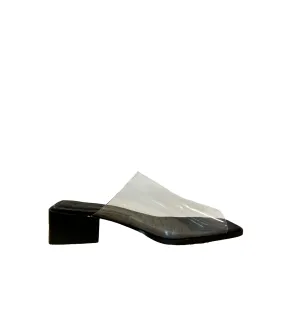 Transparent Heel in Transparent Black