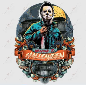 Welcome to halloween - clear cast decal