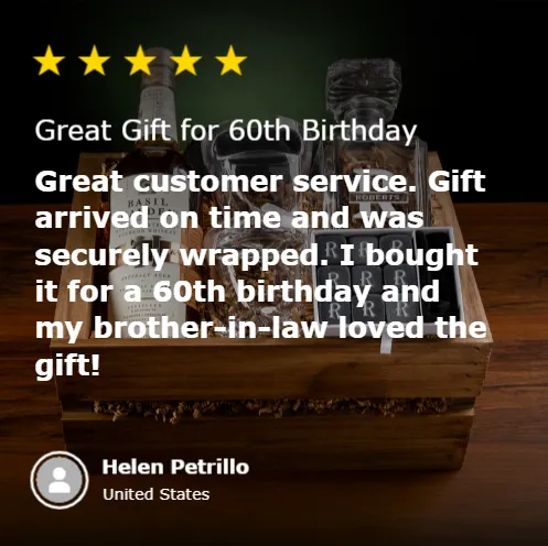 Whiskey Crate Gift Set