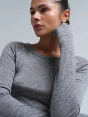 Woolen Jade | Merinowolle - Grey Melange