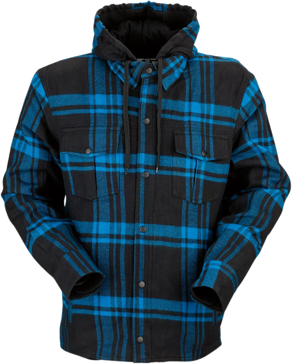 Z1R Timber Flannel Shirt - Black/Blue - 3XL 3040-2845