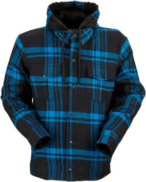 Z1R Timber Flannel Shirt - Black/Blue - 3XL 3040-2845